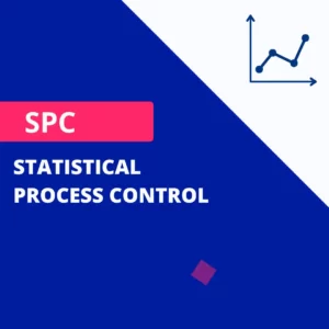 line chart iconand text with statistical process control