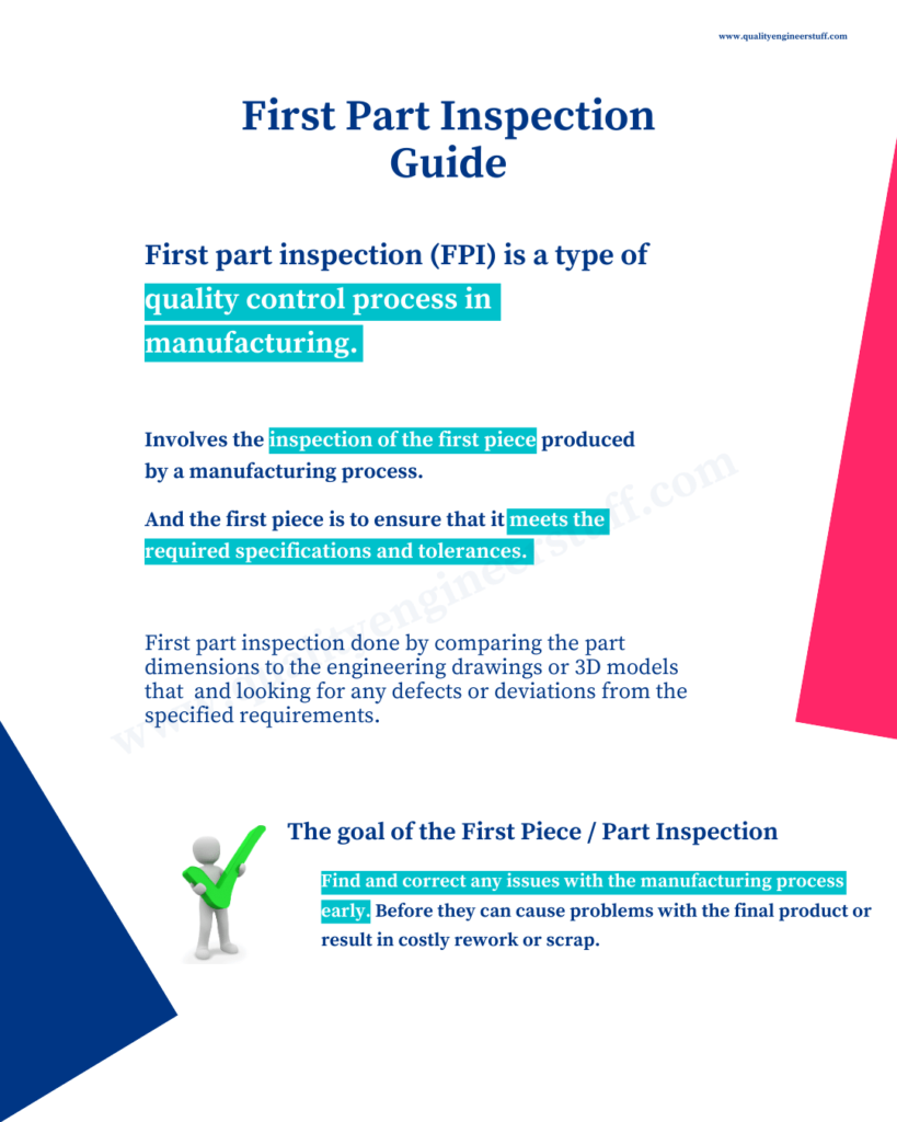 First Part Inspection Report Guide - Quality Engineer Stuff